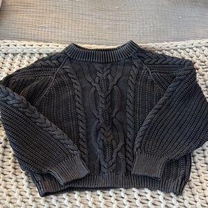 Free People Cable Knit Sweater